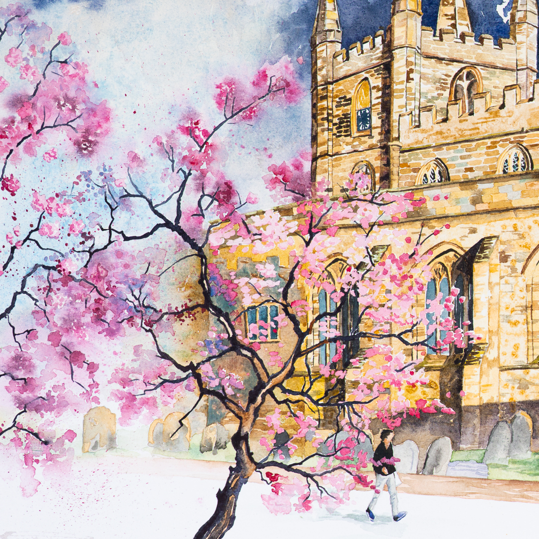 Cherry Blossom Spring detail